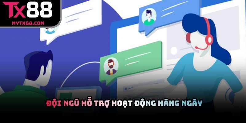 Đội ngũ hỗ trợ TX88 hoạt động ổn định mỗi ngày