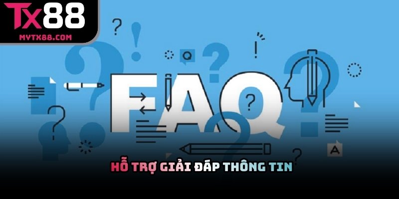 TX88 hỗ trợ người dùng giải đáp thông tin trực tuyến