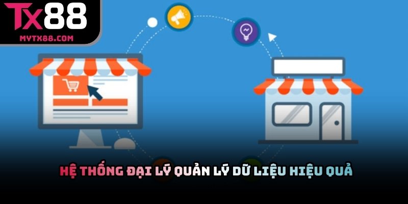 Hệ thống đại lý TX88 hỗ trợ quản lý dữ liệu hiệu quả