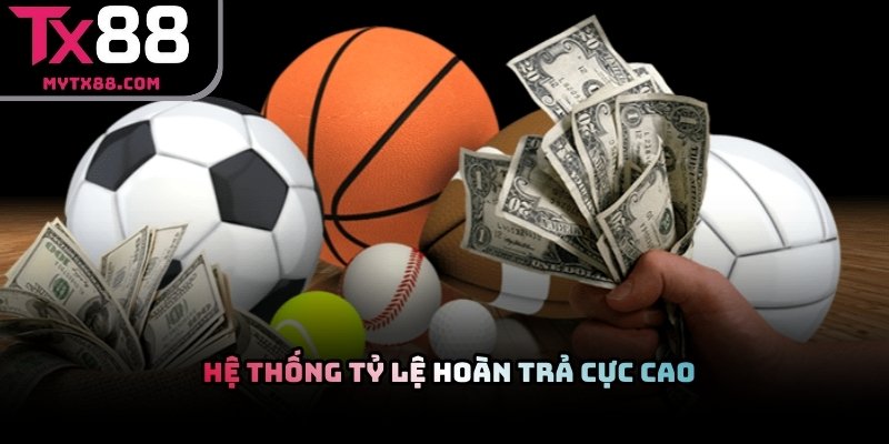 Hệ thống tỷ lệ thưởng TX88 hiển thị rõ ràng và minh bạch