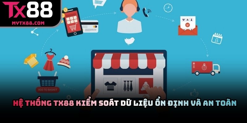 Hệ thống TX88 kiểm soát dữ liệu ổn định và an toàn