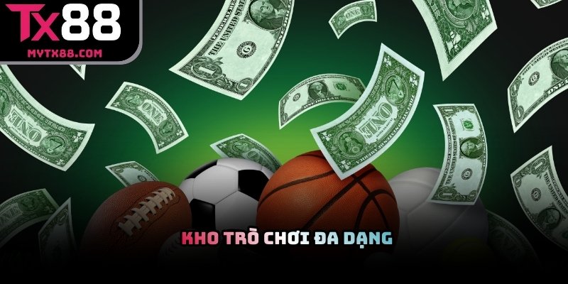 Kho trò chơi TX88 đa dạng dành cho nhiều đối tượng