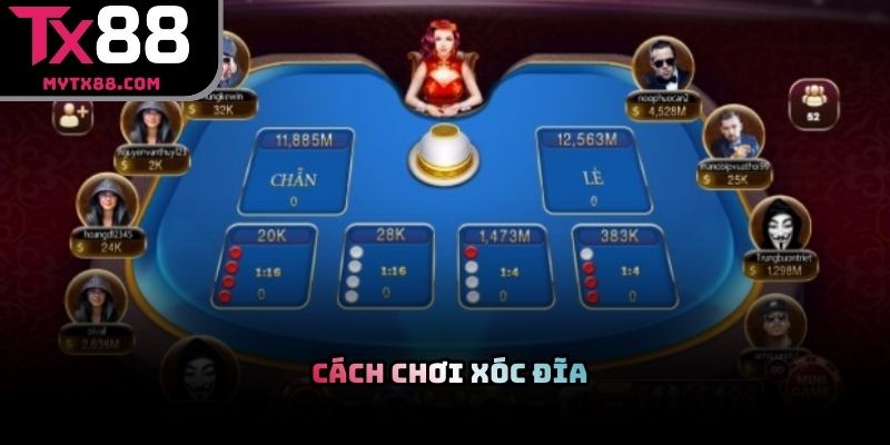 Cách chơi xóc đĩa
